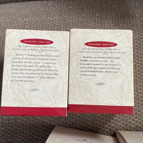 💕✨ Vintage Barbie Hallmark Christmas Ornaments ~ First Five In The Series ✨💕 - Picture 4 of 12